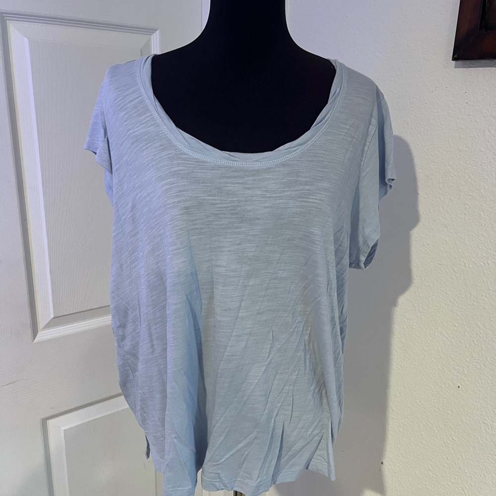 Sanctuary Blue Gray Short Sleeve Relaxed T-Shirt